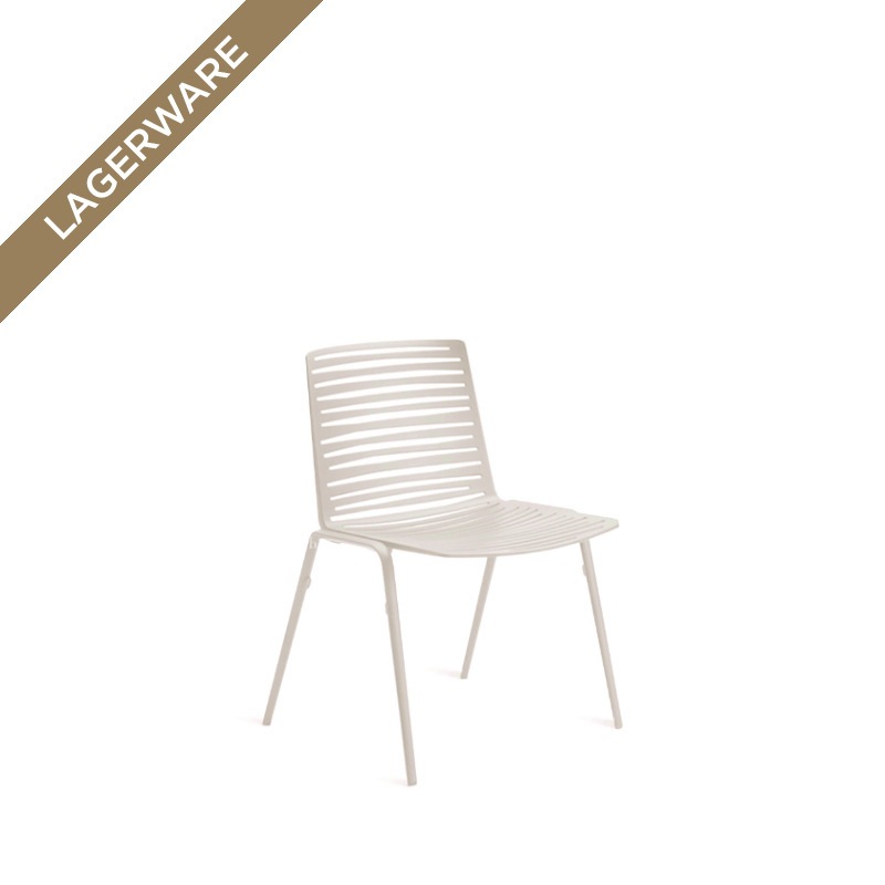 Fast Zebra Stuhl, cremeweiß