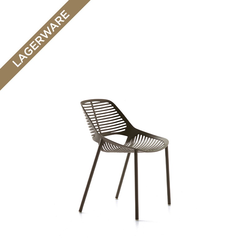Fast Niwa Stuhl, grau metallic